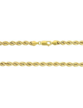 Cadena Cristal Joyas de oro amarillo 14 K