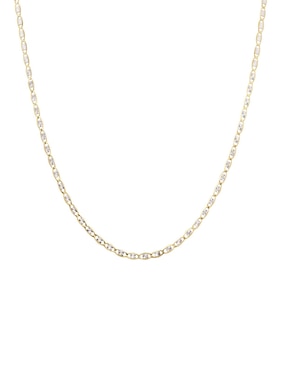 Cadena Cristal Joyas de oro amarillo 14 K