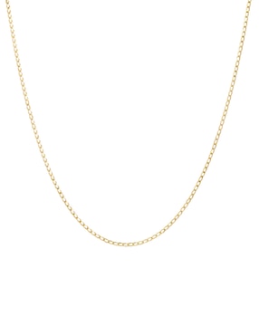 Cadena Cristal Joyas de oro amarillo 14 K