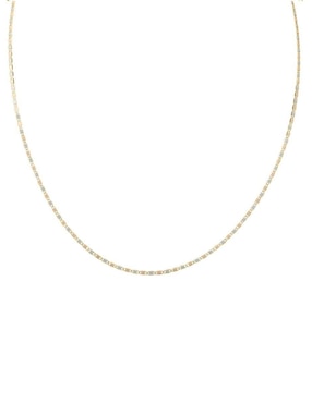 Cadena Cristal Joyas de oro florentino 14 K