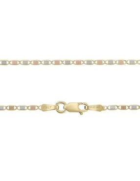 Cadena Cristal Joyas de oro florentino 14 K