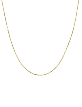 Cadena Cristal Joyas de oro amarillo 14 K