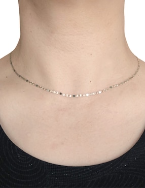 Cadena Cristal Joyas de oro florentino 14 K
