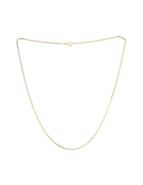 Cadena Cristal Joyas de oro florentino 14 K