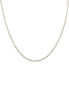 Cadena Cristal Joyas de oro amarillo 14 K