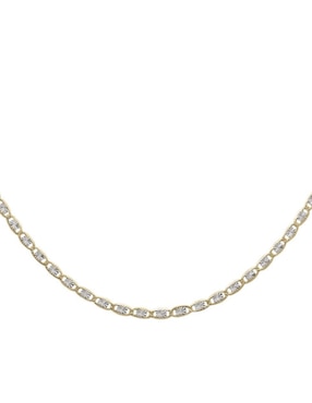 Cadena Cristal Joyas de oro amarillo 14 K