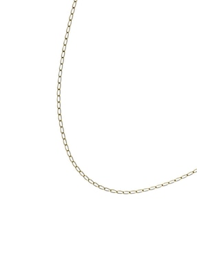 Cadena Cristal Joyas de oro amarillo 14 K