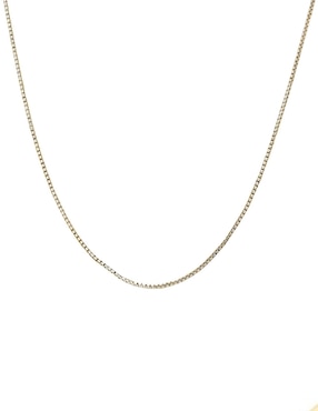 Cadena Cristal Joyas de oro amarillo 14 K