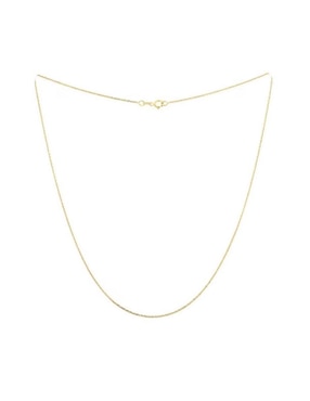 Cadena Cristal Joyas de oro amarillo 14 K