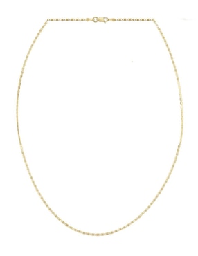 Cadena Cristal Joyas de oro florentino 14 K
