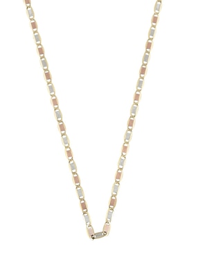 Cadena Cristal Joyas de oro florentino 14 K