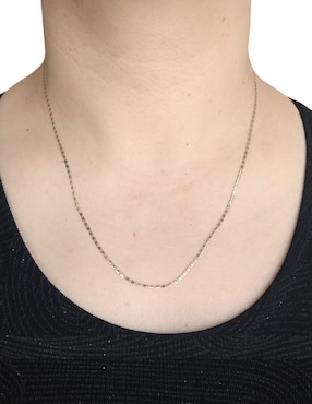 Cadena Cristal Joyas de oro florentino 14 K