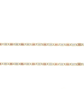 Cadena Cristal Joyas de oro florentino 14 K