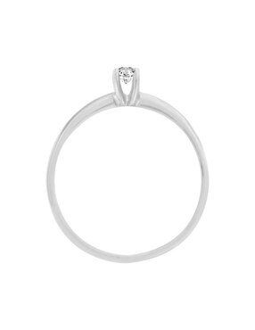Anillo de compromiso de oro 14 k Klamore Adanis diamante