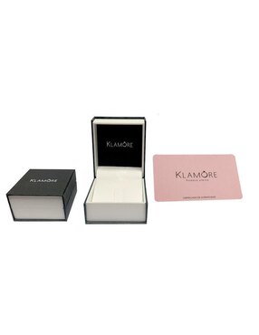 Anillo de compromiso de oro 14 k Klamore Adanis diamante