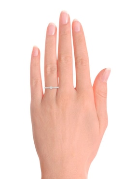 Anillo de compromiso de oro 14 k Klamore Adanis diamante