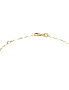 Pulsera Cristal Joyas de oro 14 K con acabado brillante