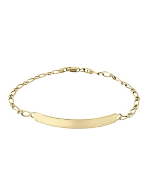Esclava Cristal Joyas de oro 14 K con acabado pulido