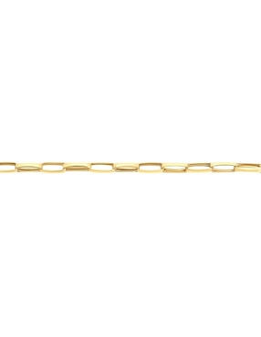 Pulsera Cristal Joyas de oro 14 K con acabado brillante