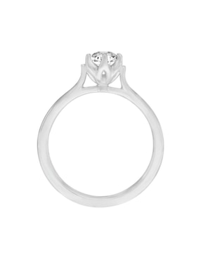 Anillo de compromiso de oro 14 k Klamore Protea diamante