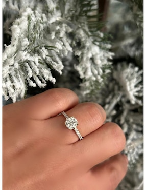 Anillo de compromiso de oro 14 k Klamore Rita diamante