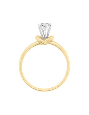 Anillo de compromiso de oro 14 k Klamore Legende diamante