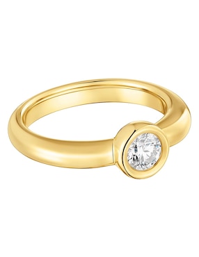 Anillo con gema Tous Line LGD de plata P 925 diamante con acabado baño de oro