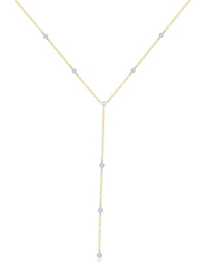 Collar Meira T de oro amarillo 14 K