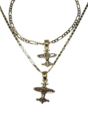 Collar y pulsera de avión Limerence By Claudia Herrera Viajes zirconia
