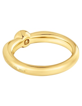 Anillo con gema Tous Line LGD de plata P 925 diamante con acabado baño de oro