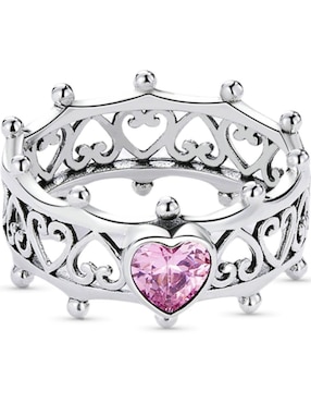 Anillo de corazón Moonberry Eternity Moments P 925 de plata zirconia cúbica brillante