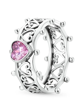 Anillo de corazón Moonberry Eternity Moments P 925 de plata zirconia cúbica brillante