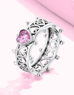 Anillo de corazón Moonberry Eternity Moments P 925 de plata zirconia cúbica brillante