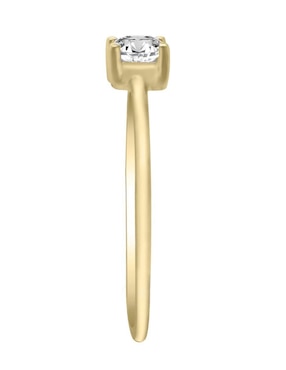 Anillo de compromiso de oro 14 k Klamore Diavik diamante