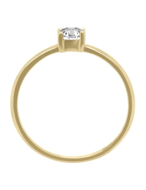 Anillo de compromiso de oro 14 k Klamore Diavik diamante