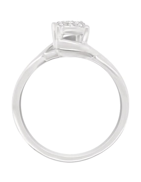 Anillo de compromiso de oro 14 k Klamore Vane diamante