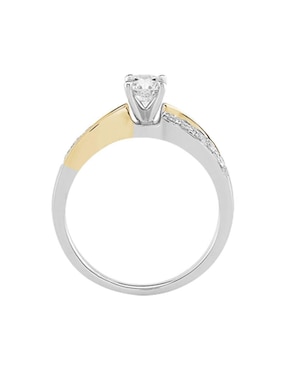 Anillo de compromiso de oro 14 k Klamore California diamante