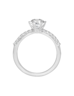 Anillo de compromiso de oro 14 k Klamore Ivy diamante