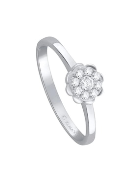 Anillo de compromiso de oro 14 k Klamore Ferne diamante