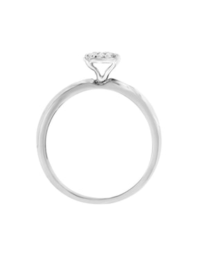 Anillo de compromiso de oro 14 k Klamore Mara diamante