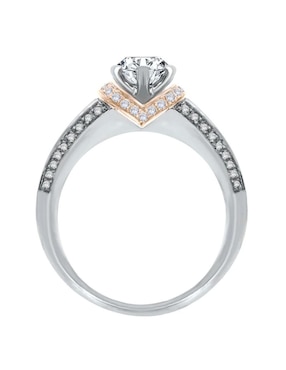 Anillo de compromiso de oro 14 k Klamore This is Love diamante