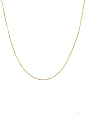 Cadena Cristal Joyas de oro 14 K