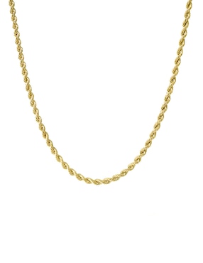 Cadena Cristal Joyas de oro 14 K