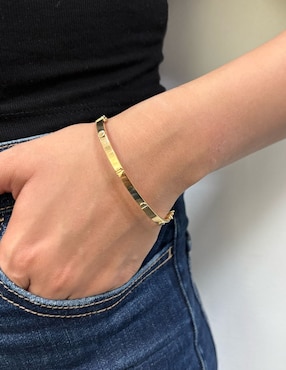 Brazalete Cristal Joyas de oro 14 k