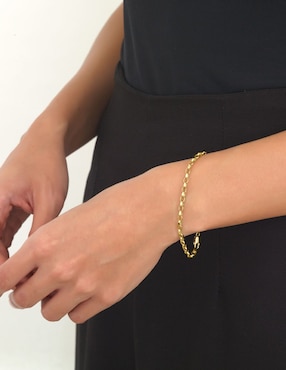 Pulsera Cristal Joyas de oro 14 k