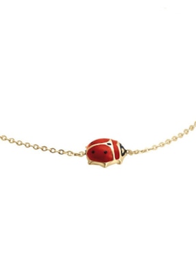 Pulsera Cristal Joyas de oro 14 k