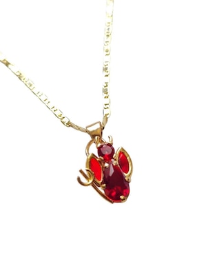 Collar diablo Limerence By Claudia Herrera Conciencia de oro laminado 14 K