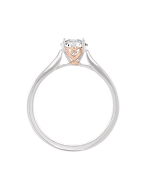 Anillo de compromiso de oro 14 k Klamore Florence diamante