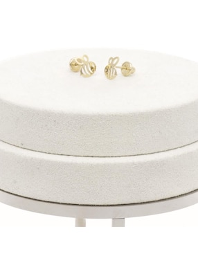 Broqueles de abeja Joyerías Bizzarro de oro amarillo 10 K con acabado brillante
