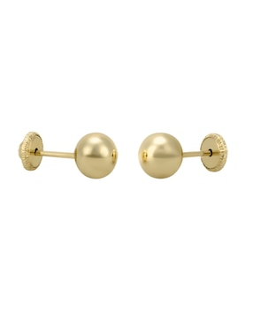 Broqueles Cristal Joyas de oro 14 k